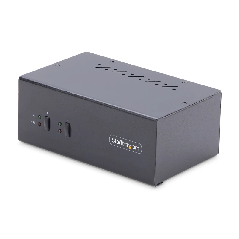 Image of Startech 2 Port Dual Monitor DisplayPort KVM Switch 4K 60Hz 2xUSB EXR8ST10403181