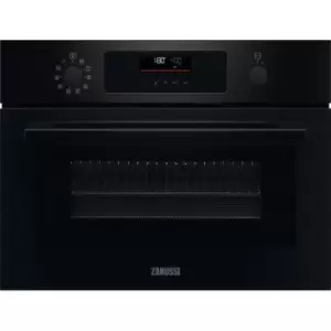 Zanussi ZVENM6KN Built In Compact Electric Single Oven - Black