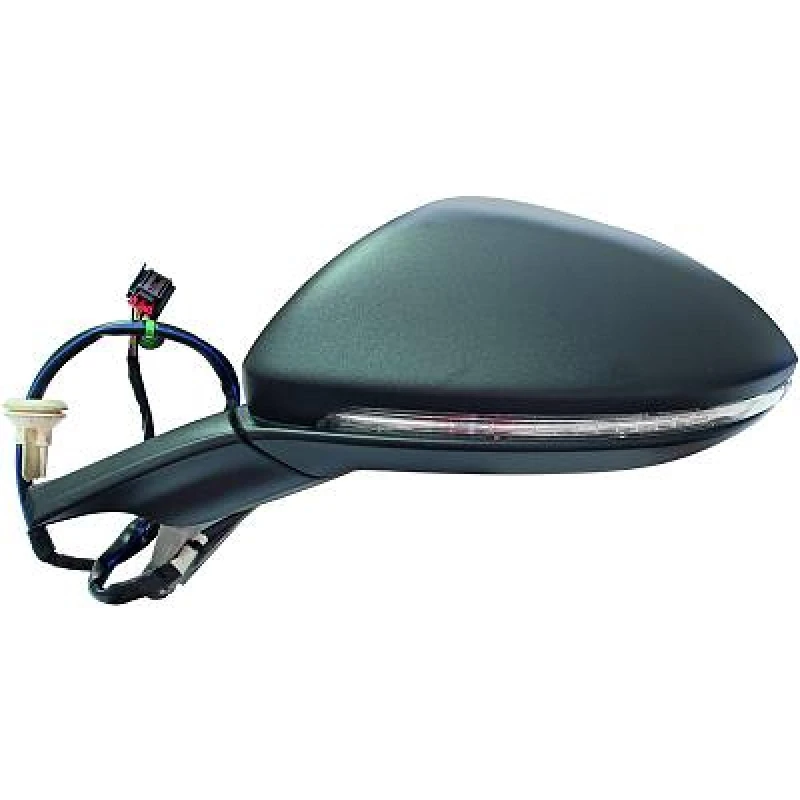 Image of DIEDERICHS 2216325 Wing mirror Left, Complete Mirror, primed Outside Mirror (50)
