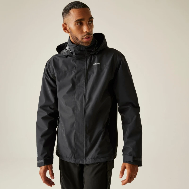 Image of Regatta Regatta Men 'Matt II' Waterproof Shell in Charcoal Size: 3X-Large Charcoal XXXL Male 5063516131410