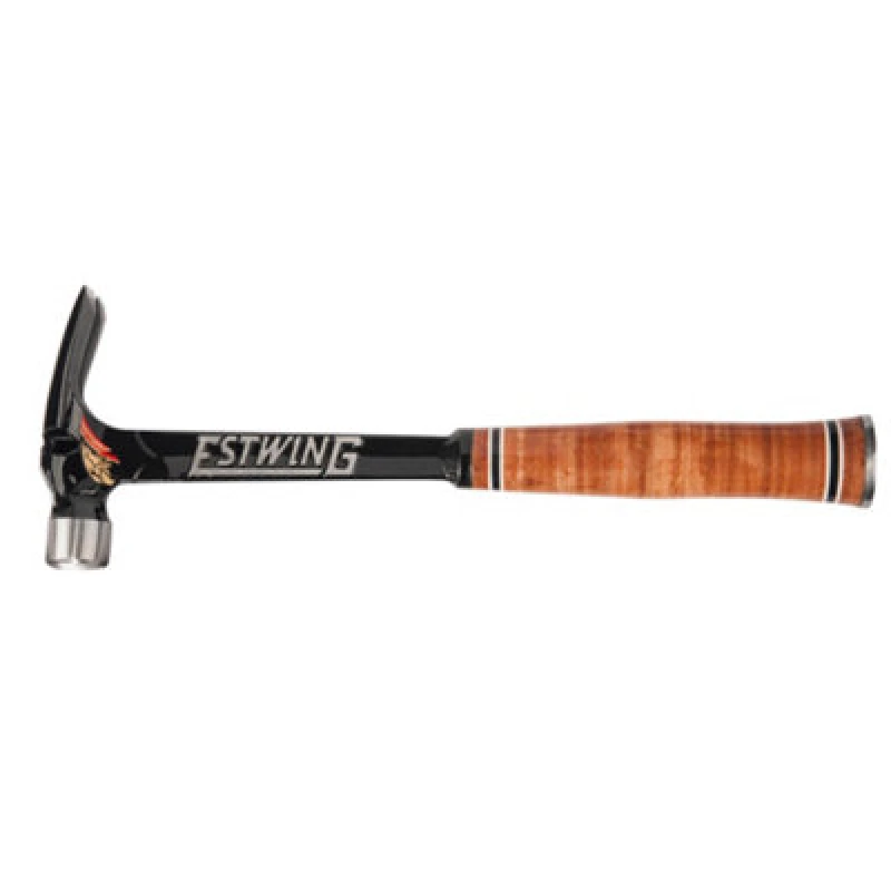 Image of Draper 23502 Estwing E15S Ultra Series Smooth Face Framing Hammer With Leather Grip, 15Oz/425G, 15.5"