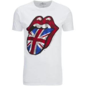 Image of Rolling Stones Mens UK Tongue T-Shirt - White - L