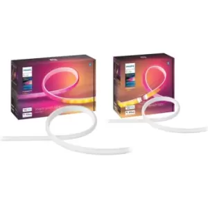 image of Philips Hue Gradient Lightstrip 2m + 1m Ext. - White