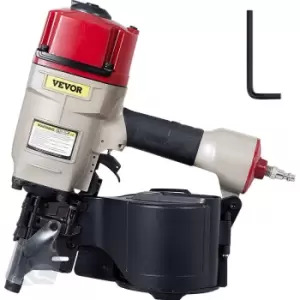 Image of VEVOR Pneumatic Nail Gun CN80, Professional Coil Nailer Maximum Fastener Length 3-1/5", Siding Nailer with Adjustable PC Magazine Coil Siding Nailer
