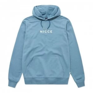 Image of Nicce Centre Logo Hoodie - Blue Mirage