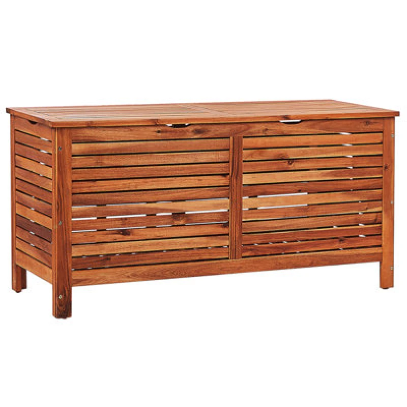 Image of Beliani Storage Box Riviera 130 Cm 48cm Brown