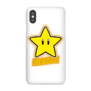 image of Nintendo Super Mario Invincible Phone Case - iPhone X - Snap Case - Gloss