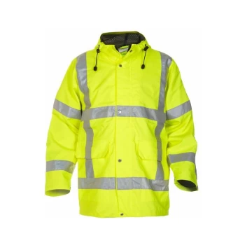 UITHOORN SNS HI VIS WATERPROOF PARKA YELLOW SML - Hydrowear