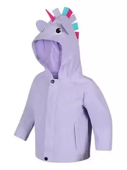Image of Boys, Regatta Kids Unicorn Waterproof Jacket - Lilac Size 18-24 Months