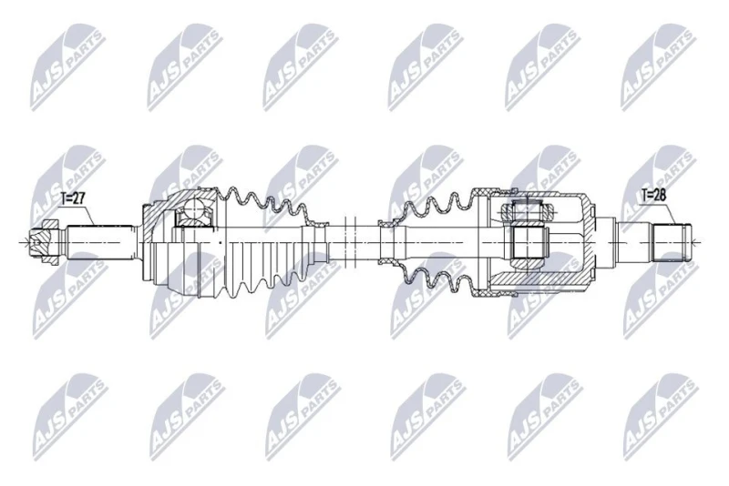 Image of NTY Drive shaft NTY NPW-KA-408