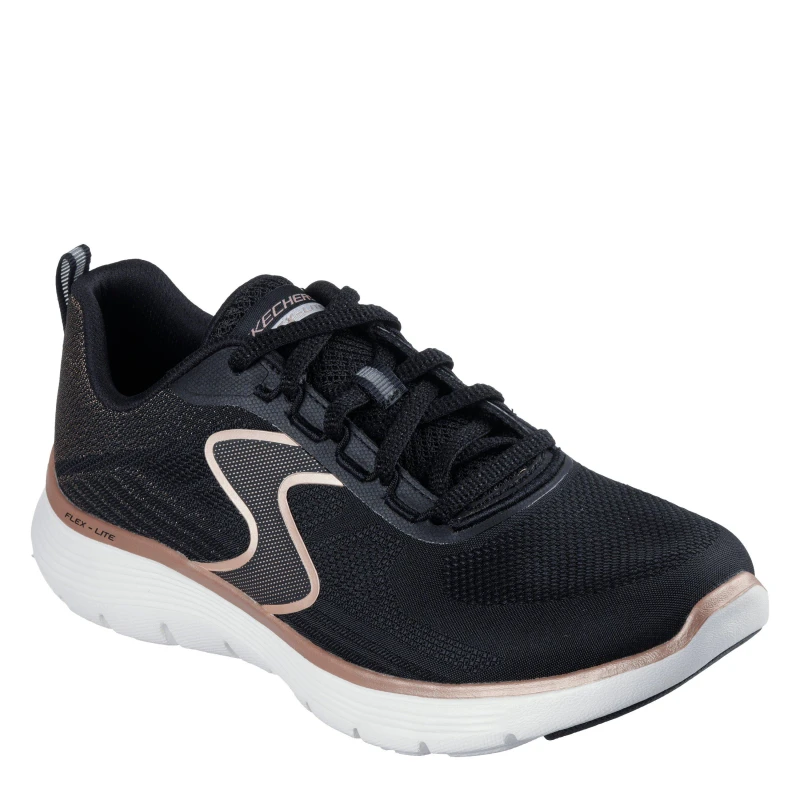 Image of Skechers Flex Appeal 5.0 Trainers: Luxe Glow Black Women 36 (3.5);41 (7);40 (6.5);39 (5.5 to 6);38 (5);37 (4)