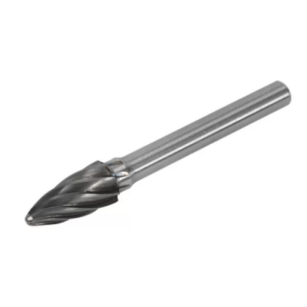 Image of Genuine SEALEY SDBC3 Tungsten Carbide Rotary Burr Oval Ripper/Coarse