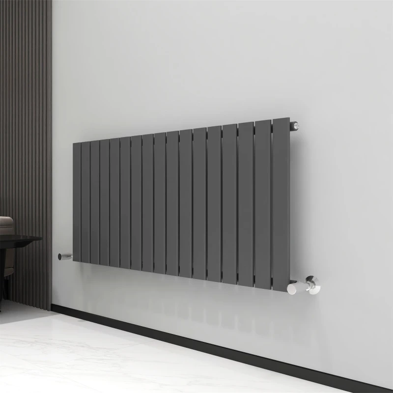 Image of MCC Direct Designer Single Flat Panel Column Radiator 600 x 1156mm Anthracite Grey