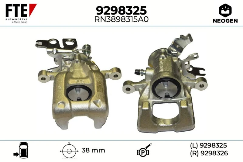 Image of Brake caliper FTE 9298325