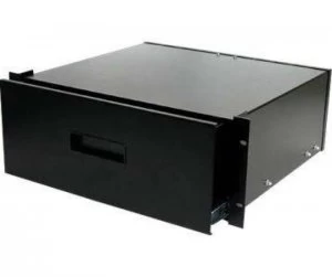 Image of Startech 4U Black Steel Storage Drawer For 19" Racks And Cabinets