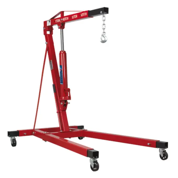 Image of Sealey Engine Crane 1 Tonne Long Reach Extendable Legs