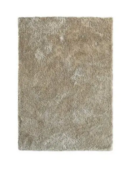 Very Home Glamour Shaggy Rug Champagne SC715 Unisex 120x170cm