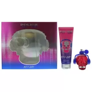 image of Police Miss Beat Eau de Parfum Gift Set : Eau de Parfum 40ml - Body Lotion 100ml