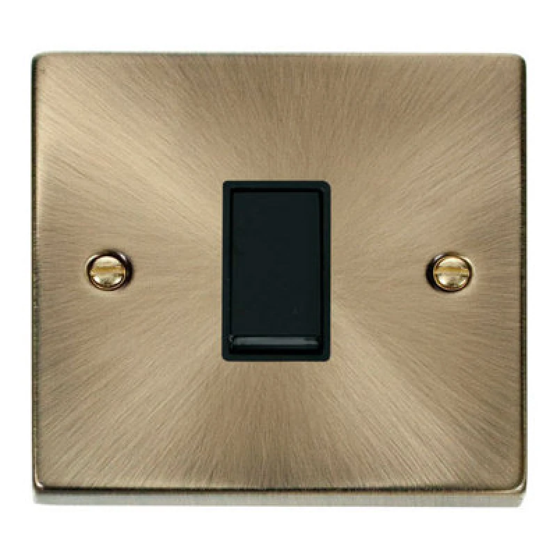 Image of SE Home Antique Brass 10A 1 Gang Intermediate Light Switch Gold unisex