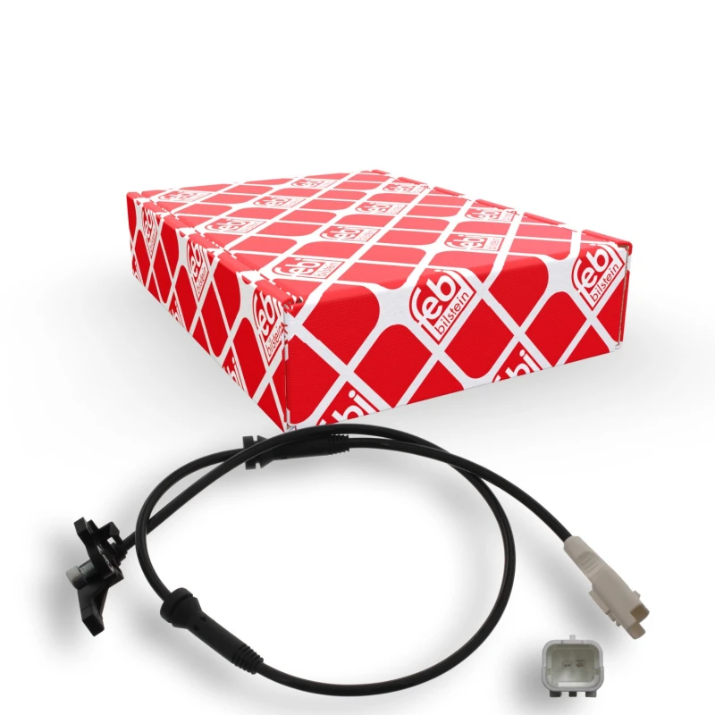 Image of FEBI BILSTEIN 37780 ABS Sensor Rear Axle Right, with screw Sensor,wheel speed (412)