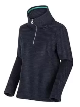 Image of Regatta Solenne Quarter Zip Fleece - Navy, Size 18, Women