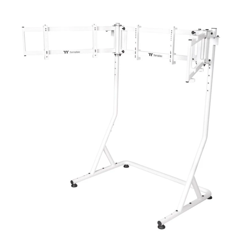 Image of Thermaltake Triple Monitor Stand Pro heavy duty compatible with GM5 - Snow - GSC-MSP-MDSLWH-01