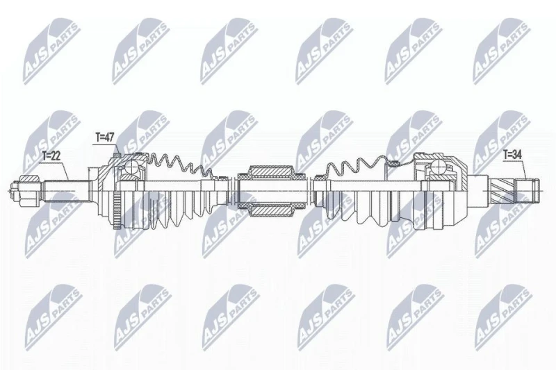 Image of NTY Drive shaft NTY NPW-DW-041