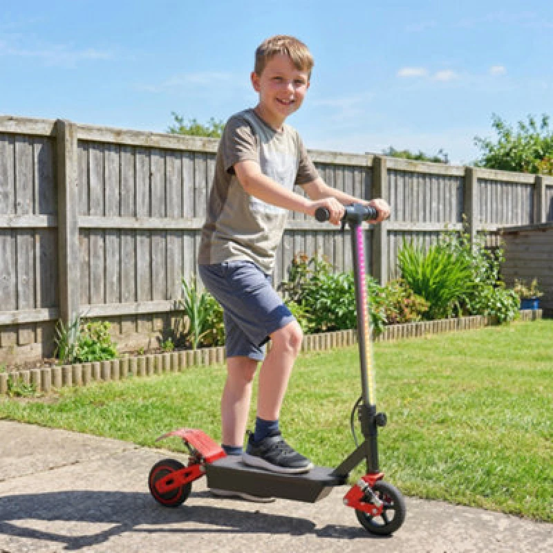 Image of Aiyaplay Scooter For Kids With Lcd Display, Up To 15 Km/h, Red
