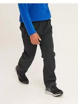 Image of TOG24 Hainworth Wp Over Trousers, Black, Size 10-11 Years