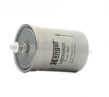 Image of HENGST FILTER Fuel Filter RENAULT,ALFA ROMEO,PEUGEOT H80WK01 00044425590000,0060523432,00608000970000 119113206100,119113206101,119113206104,4442559