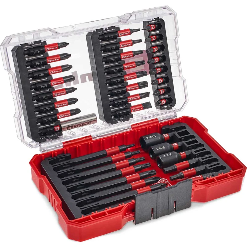 Image of Einhell 38 Piece Impact Screwdriver Bit Set in M Case 49109250