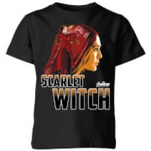 Image of Avengers Scarlet Witch Kids T-Shirt - Black - 11-12 Years