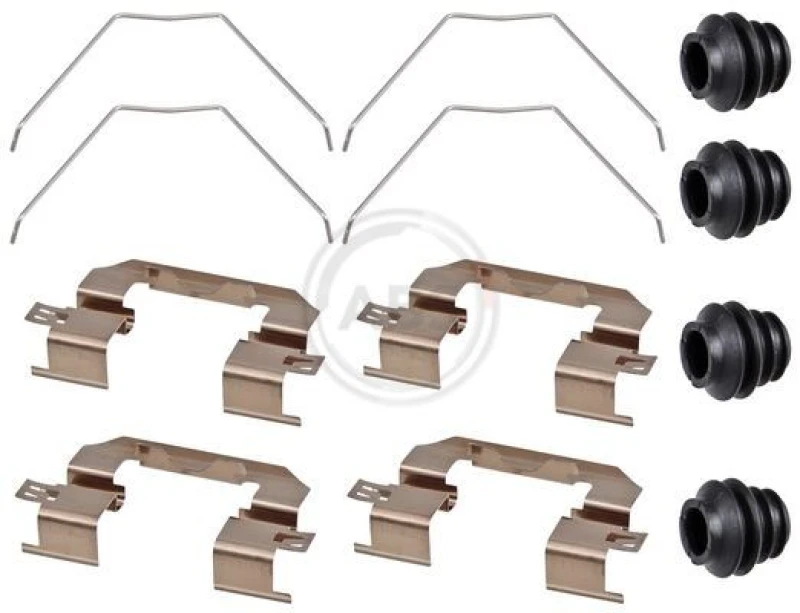 Image of A.B.S. Brake pad fitting kit A.B.S. 1963Q
