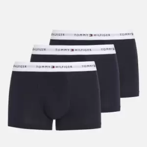 image of Tommy Hilfiger 3 Pack Cotton-Blend Trunks - XL