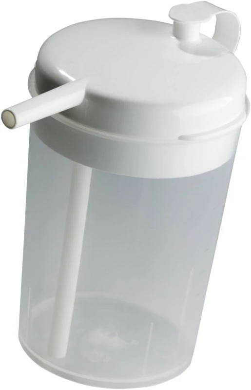 Image of Aidapt Novo Cup and Straw White