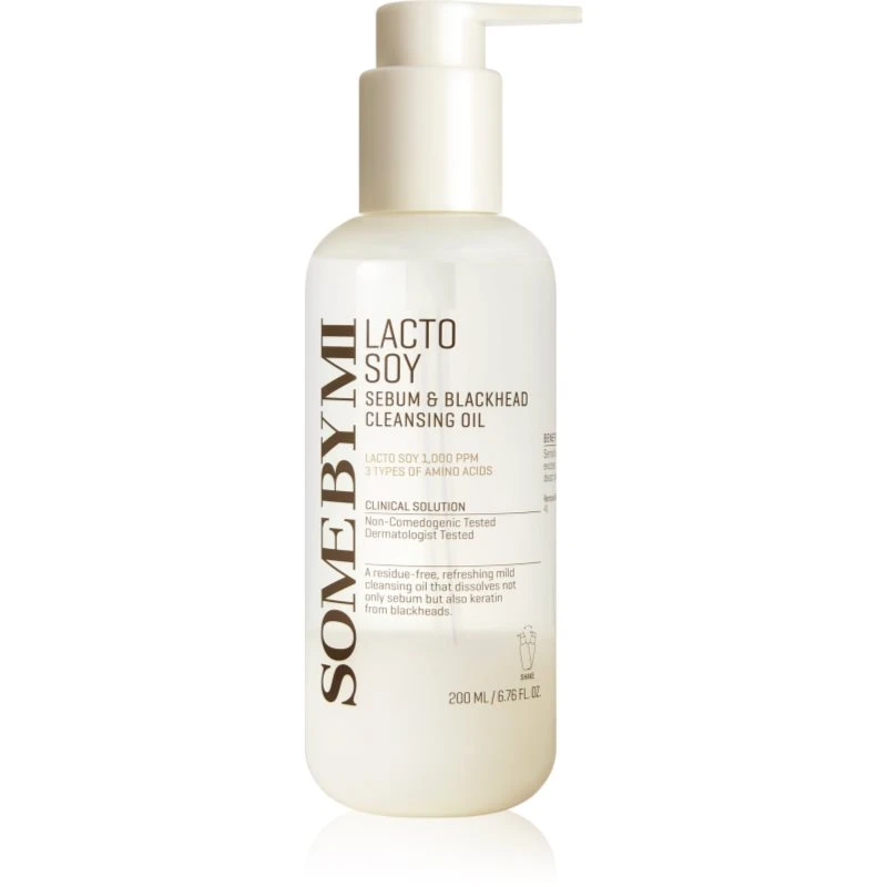 Image of Some By Mi Lactosoy Sebum & Blackhead Cleansing Oil 200ml