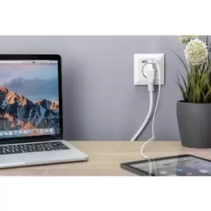 Image of Digitus DA-70613 Flush-mount socket incl. USB White