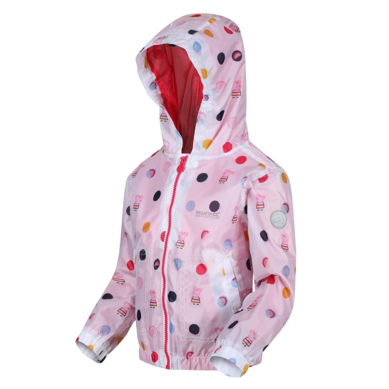 Image of Regatta Peppa Pig Muddy Puddle Waterproof Jacket - Multi Multi C12-C18