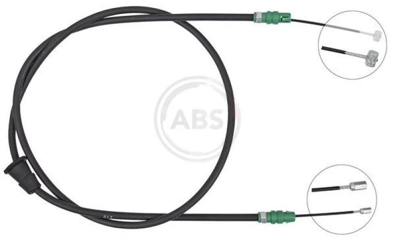 Image of A.B.S. Handbrake cable A.B.S. K11191