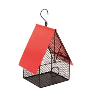 image of Garden House Style Bird Feeder for Nuts