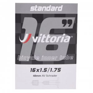 Image of Vittoria 48mm AV Schrader Inner Tube - Black