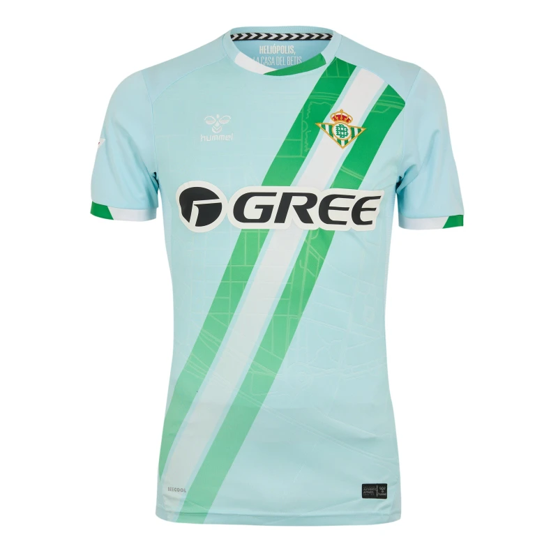 Image of Hummel Real Betis Away Shirt 2025 2026 Adults Blue male Small
