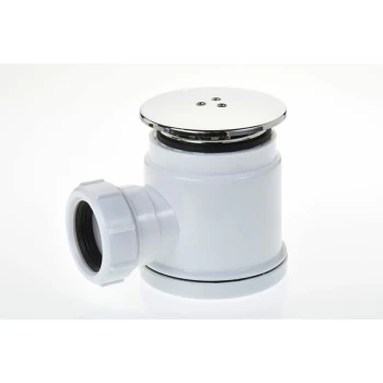 Image of Shower Tray Trap Chrome 40mm 40mm - PRO066 - Make