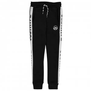 Image of Hype Speckle Tape Jogging Bottoms - Black