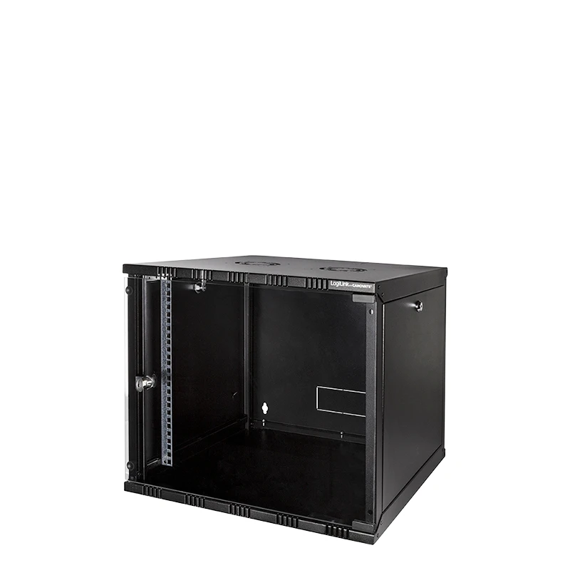 Image of LogiLink W09A54B rack cabinet 9U Wall mounted rack Black