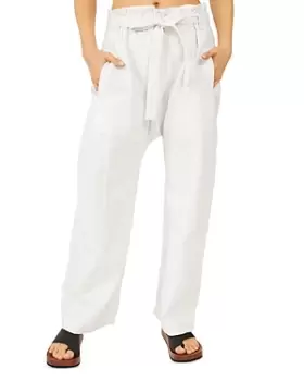 Image of Free People Sky Rider Belted Straight Leg Pants