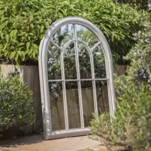 Image of Crossland Grove Lublin Outdoor Mirror Estate 690 X 40 X 880 Mm - Grey