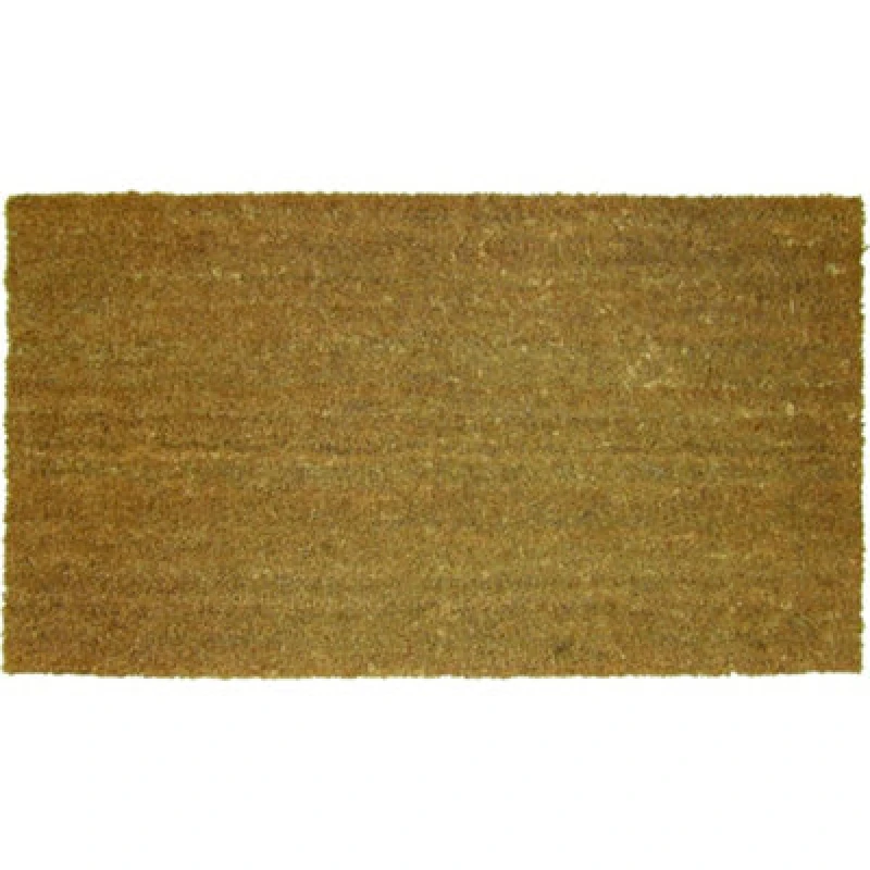 Image of THE RUGS Coir Doormats Plain Design Mat 139 in Brown Size: 50cm x 80cm Brown Unisex 50cm x 80 cm