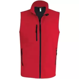 image of Kariban Mens Quilted Lightweight Down Bodywarmer (XXL) (Red)