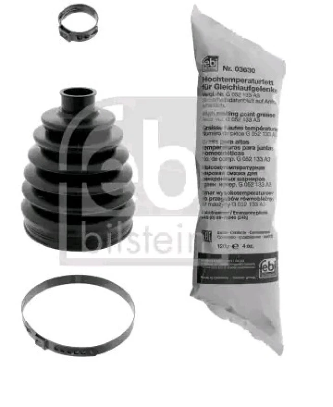 Image of FEBI BILSTEIN 48824 CV Boot Front Axle, Thermoplast Thermoplast Bellow,drive shaft (194)